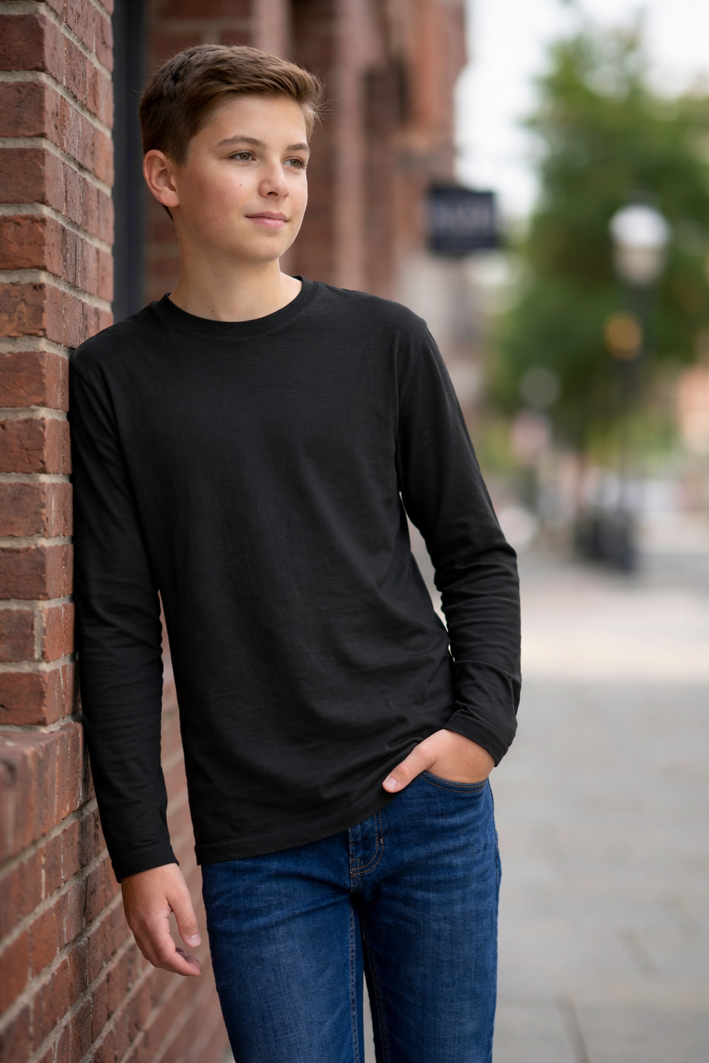 skurz full sleeve t shirt for boys – black skurz full sleeve t shirt for boys – black