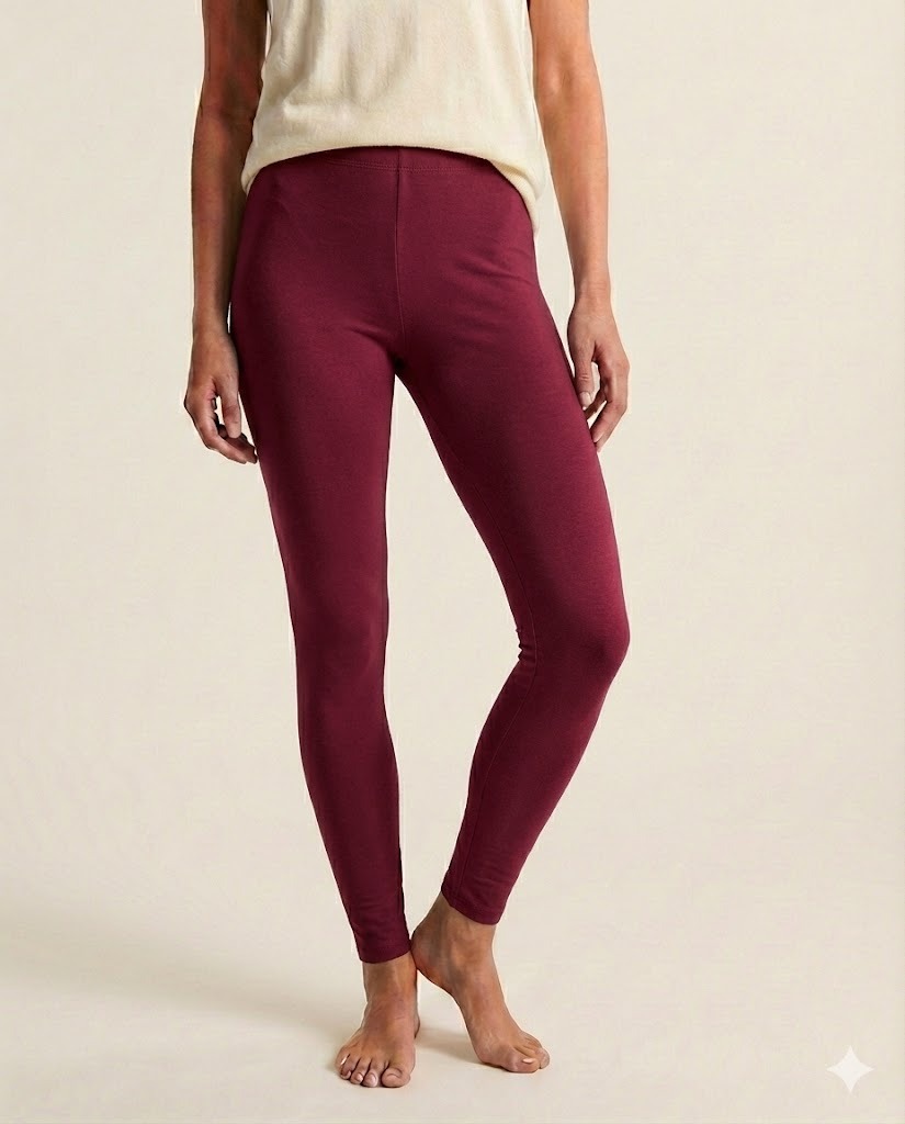 skurz everyday comfort leggings –maroon skurz everyday comfort leggings –maroon