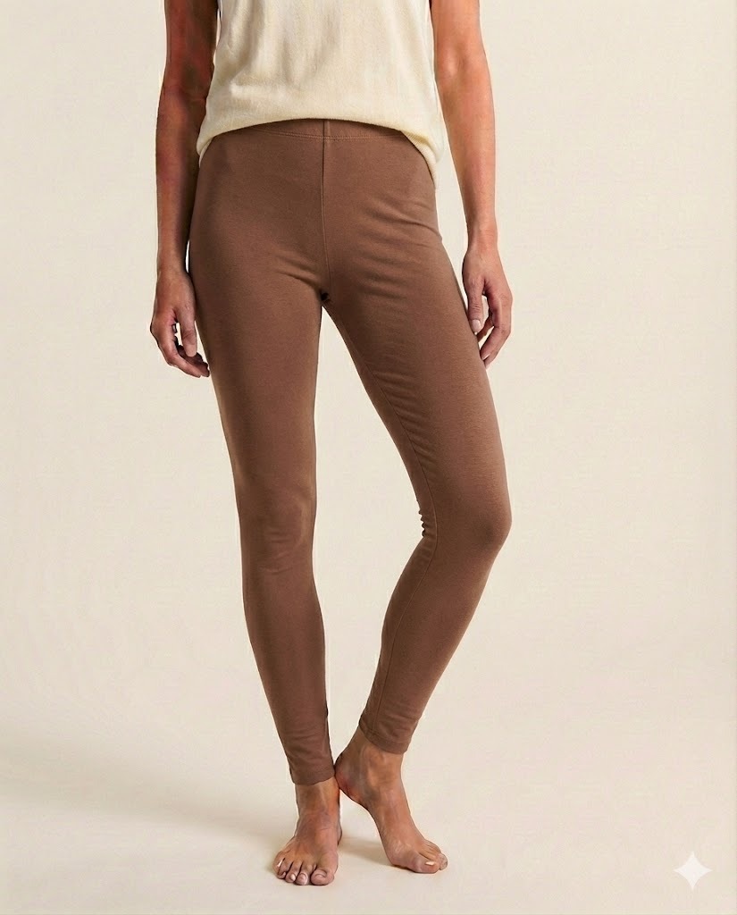 skurz everyday comfort leggings –maroon (copy) skurz everyday comfort leggings –brown