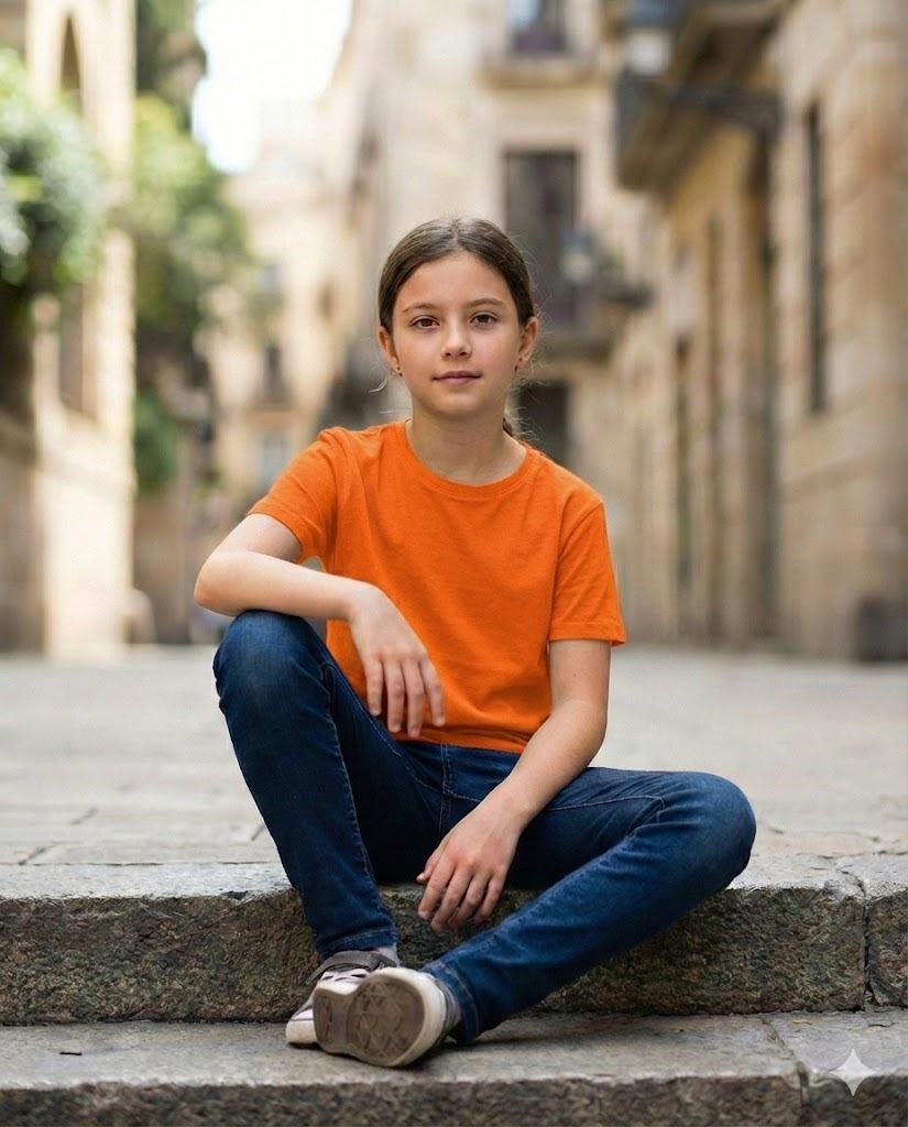 skurz half sleeve t shirt for girls – orange (copy) skurz half sleeve t shirt for girls – green