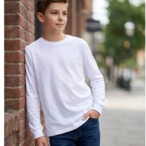 Home skurz full sleeve t shirt for boys – white