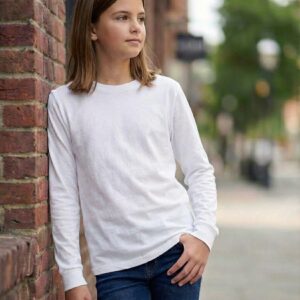 Home skurz full sleeve t shirt for girls – white