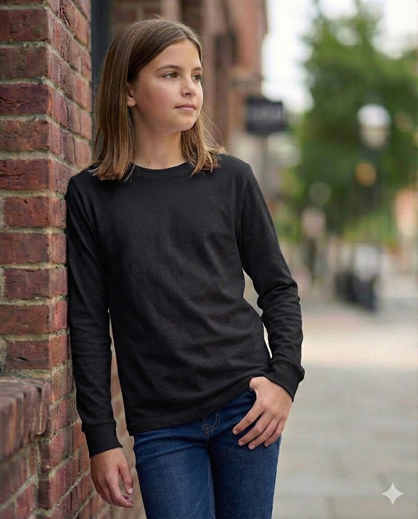 skurz full sleeve t shirt for girls – white (copy) skurz full sleeve t shirt for girls – black