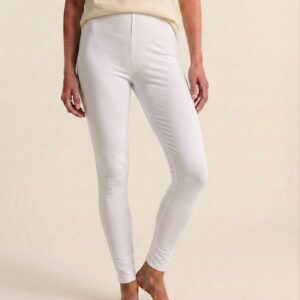 Home skurz everyday comfort leggings –white