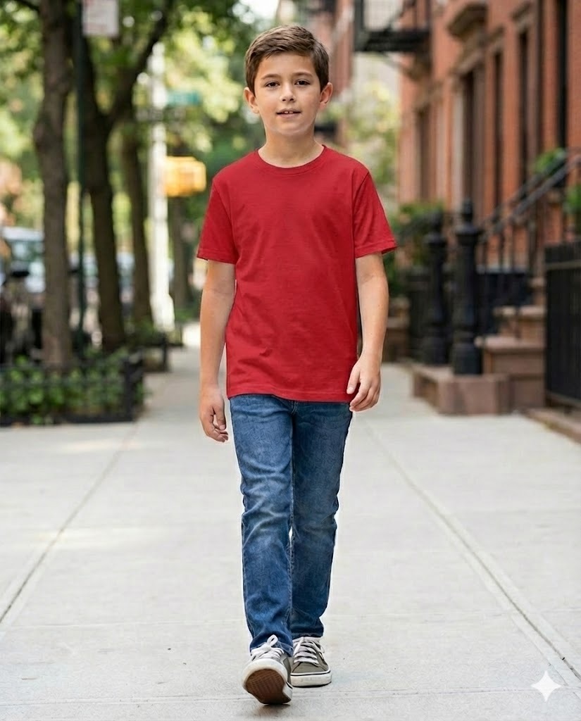 skurz half sleeve t shirt for boys – black (copy) skurz half sleeve t shirt for boys – red