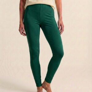 Home skurz everyday comfort leggings –bottle green