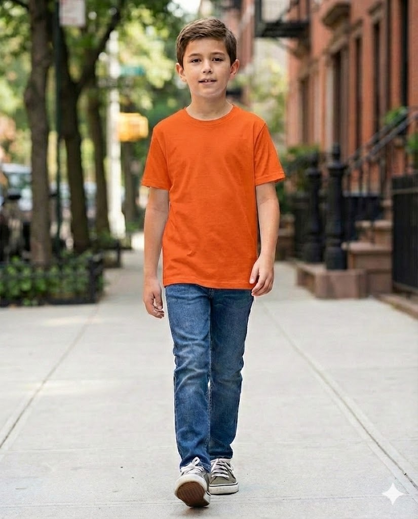 skurz half sleeve t shirt for boys – orange (copy) skurz half sleeve t shirt for boys – orange (copy)