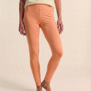 Home skurz everyday comfort leggings –peach