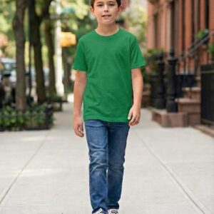 Home skurz half sleeve t shirt for boys – green