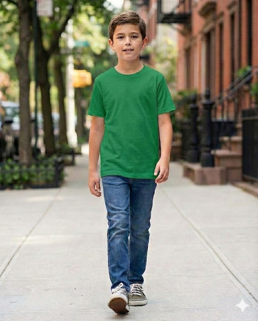 skurz half sleeve t shirt for boys – orange (copy) skurz half sleeve t shirt for boys – green