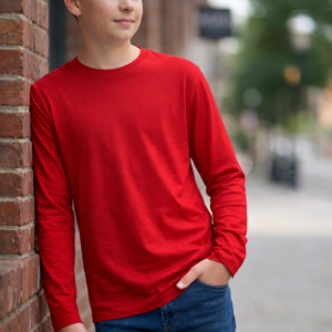 Home skurz full sleeve t shirt for boys –red